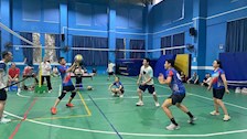 广西警察学院第五届体育节职工气排球比赛火热开启
