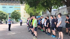 警察体育教研部完成厅机关民警任职前资格体能测试工作
