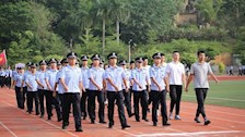 广西警察学院第二届体育节暨公安专业学生首届警务实战技能大比武裁判员风采