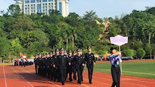 广西警察学院第五届田径运动会胜利开幕