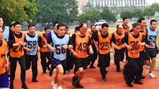 警察体育教研部圆满完成自治区公安厅机关民警警衔晋升准入测试工作