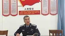 警察体育教研部召开2022年第二周全体教职工政治理论学习会