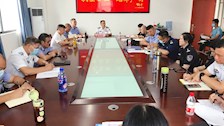 警察体育教研部召开部门领导测评会
