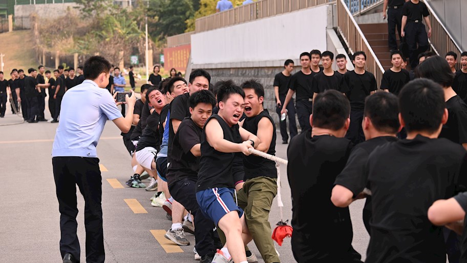 我院举办庆祝“广西三月三”体育活动