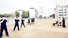 2021年厅机关民警警衔晋升训练前准入测试在我校举行