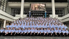 【迎评促建】｜治安学院2022级学生参与广西普通高校招生咨询会安保活动