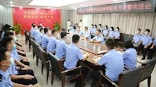 钦北公安分局举办广西警察学院侦查学院见习学警欢送会
