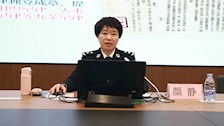 颜静给侦查学院学生上思政课