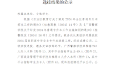 教务处关于我校2024届普通专升本选拔情况的公示