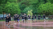 广西警察学院2022届公安类毕业生参加模拟体测