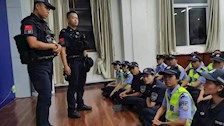侦查学院桂林市公安局临桂分局见习小组积极参与打传工作